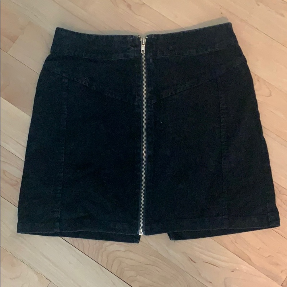 Wild Honey Black corduroy skirt